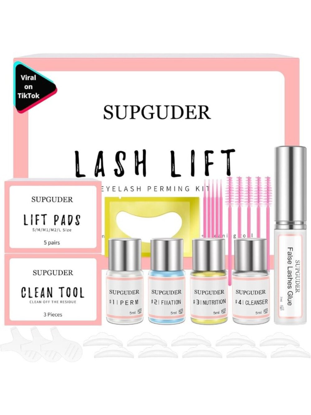 Lash Lift Kit & Eyelash Perm Set - Professional Curling Tools for Salon Use